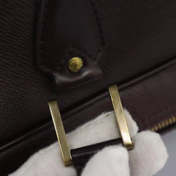 LOUIS VUITTON Taiga Kendall PM Boston Bag Acajou M30126 LV Auth yk17762 - Picture 8 of 15